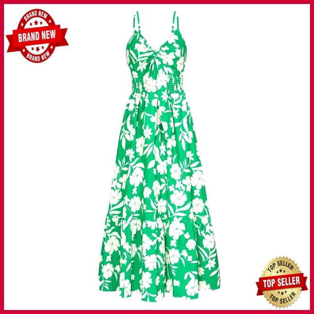 Floral Maxi Dress Boho Chic Summer Beach Party Elegant Adjustable Straps
